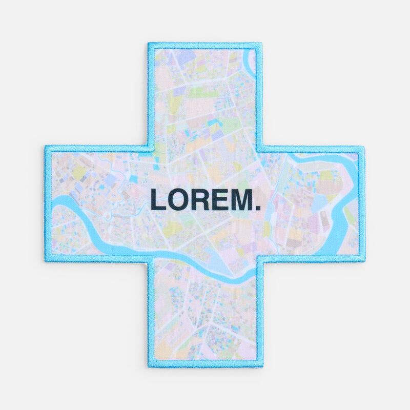 Шеврон из габардина Gabo S, белый арт.18311.60