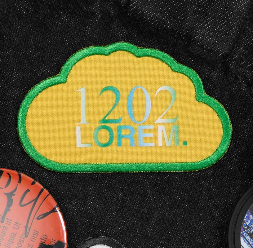 Шеврон из габардина Gabo S, желтый арт.18311.80