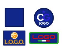 Шеврон из габардина Gabo S, синий арт.18311.44