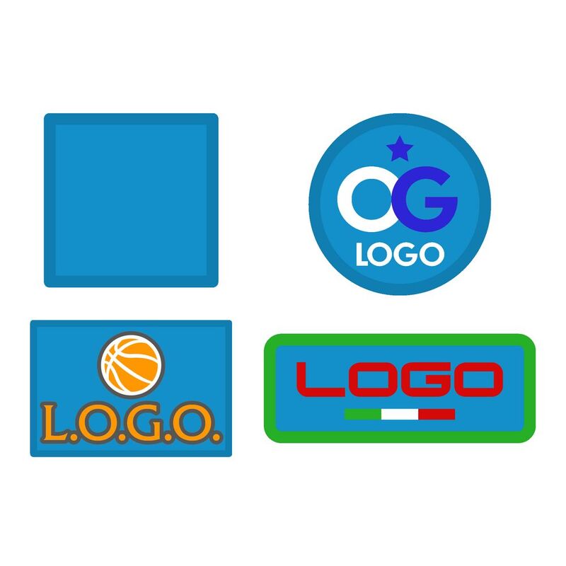 Шеврон из габардина Gabo S, голубой арт.18311.14