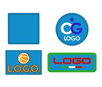 Шеврон из габардина Gabo S, голубой арт.18311.14