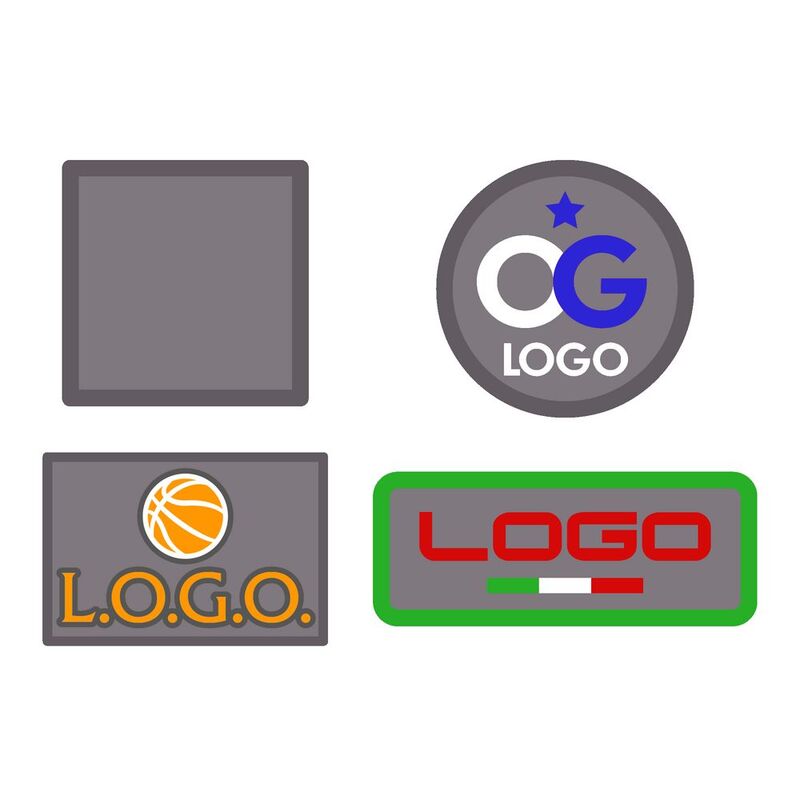 Шеврон из габардина Gabo S, серый арт.18311.10