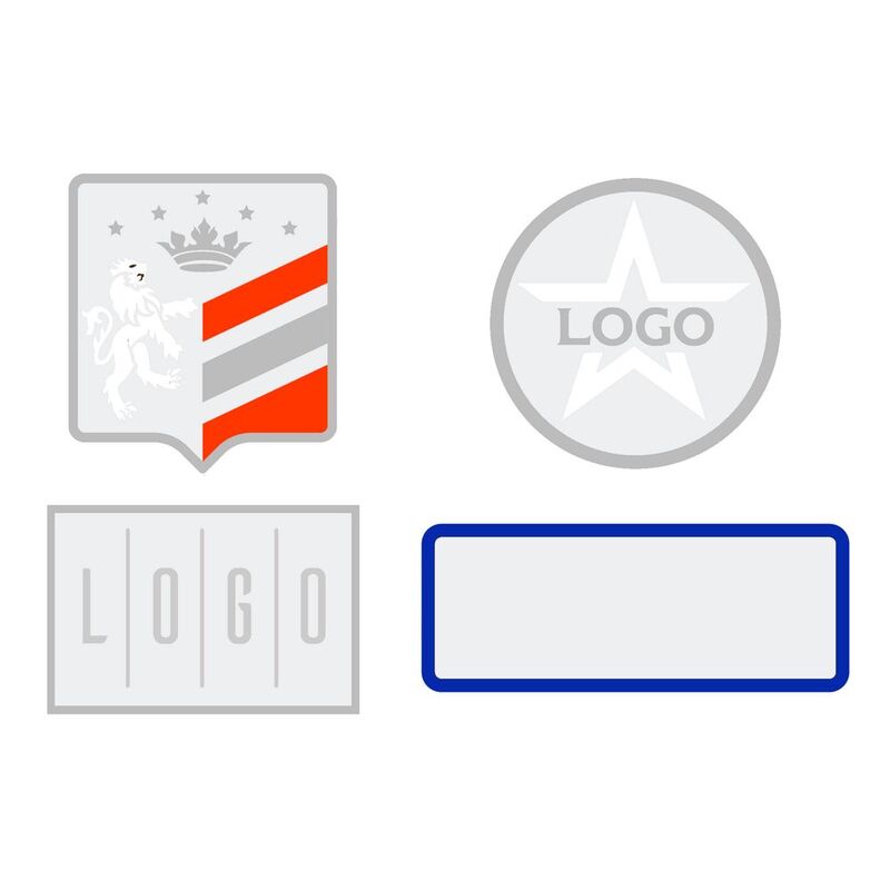 Шеврон из габардина Gabo M, белый арт.18312.60