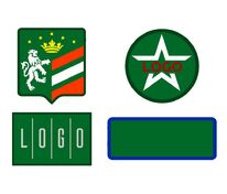 Шеврон из габардина Gabo M, зеленый арт.18312.90