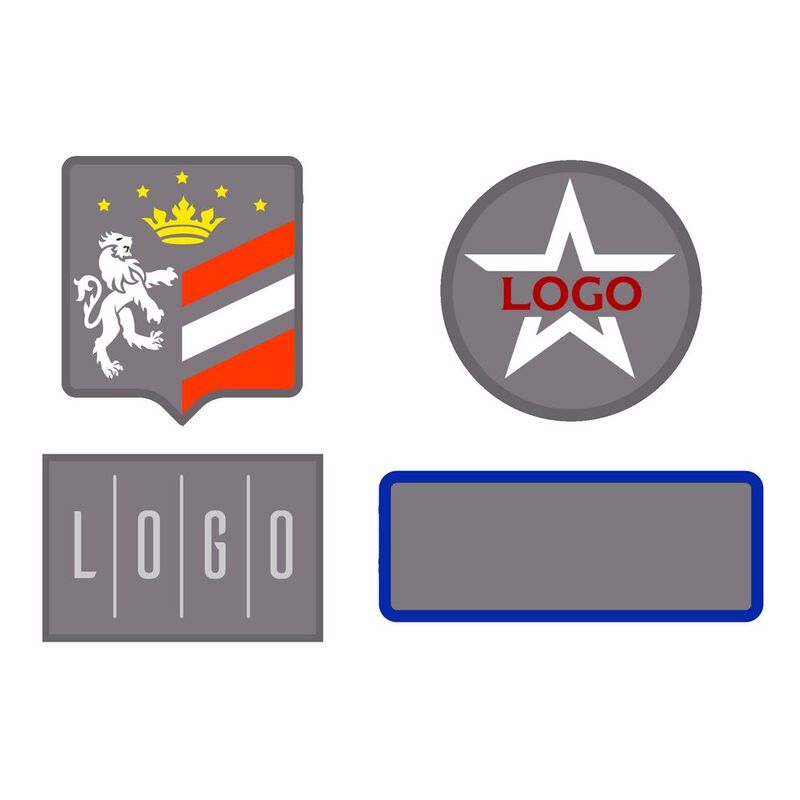 Шеврон из габардина Gabo M, серый арт.18312.10