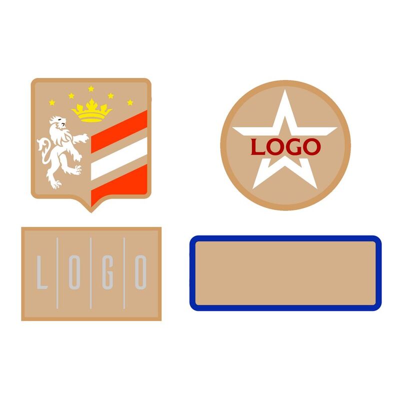 Шеврон из габардина Gabo M, бежевый арт.18312.16