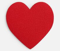 Наклейка тканевая Lunga Cor, M, красная арт.17864.50