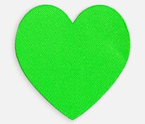 Наклейка тканевая Lunga Cor, M, зеленый неон арт.17864.94