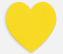 Наклейка тканевая Lunga Cor, M, желтая арт.17864.80