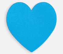 Наклейка тканевая Lunga Cor, M, голубая арт.17864.14