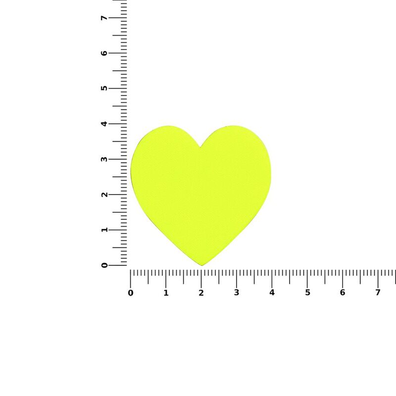 Наклейка тканевая Lunga Cor, M, желтый неон арт.17864.89