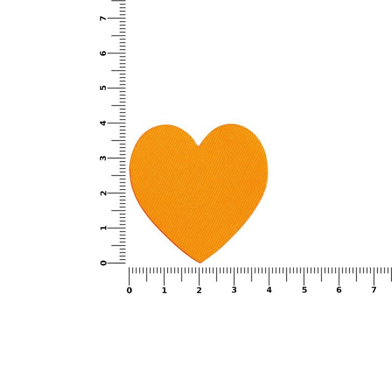 Наклейка тканевая Lunga Cor, M, оранжевый неон арт.17864.22