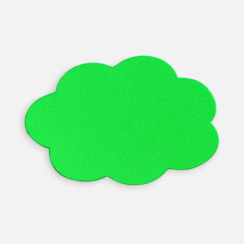 Наклейка тканевая Lunga Calum, L, зеленый неон арт.17865.94