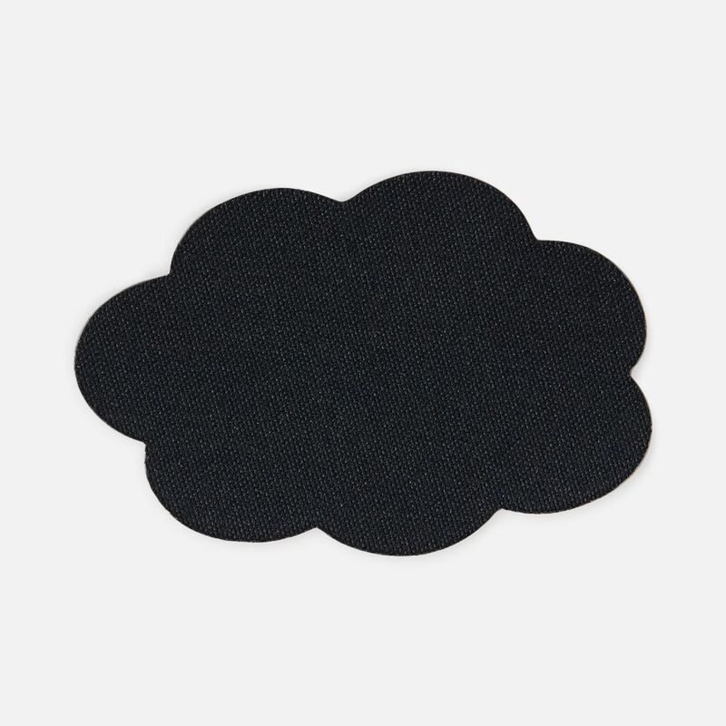 Наклейка тканевая Lunga Calum, L, черная арт.17865.30