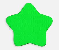 Наклейка тканевая Lunga Bial, M, зеленый неон арт.17866.94