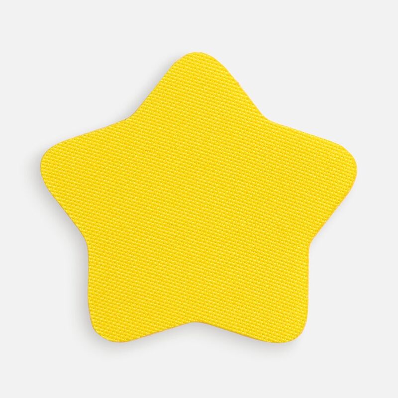 Наклейка тканевая Lunga Bial, M, желтая арт.17866.80