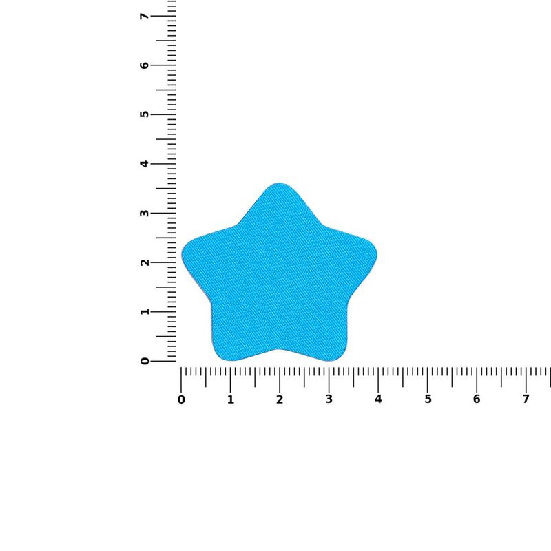 Наклейка тканевая Lunga Bial, M, голубая арт.17866.14