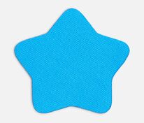 Наклейка тканевая Lunga Bial, M, голубая арт.17866.14