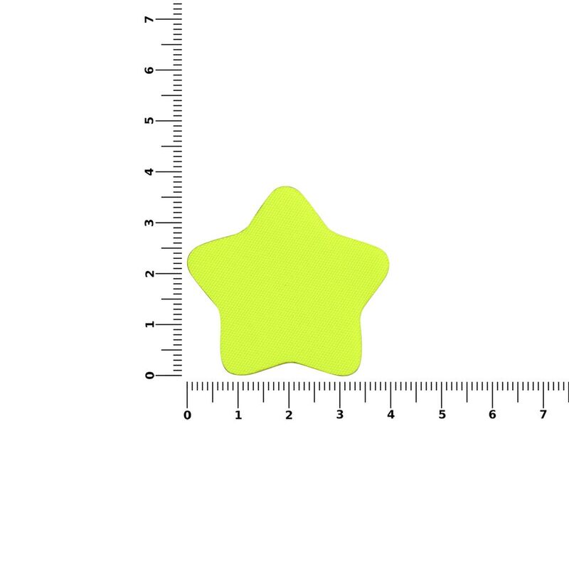 Наклейка тканевая Lunga Bial, M, желтый неон арт.17866.89