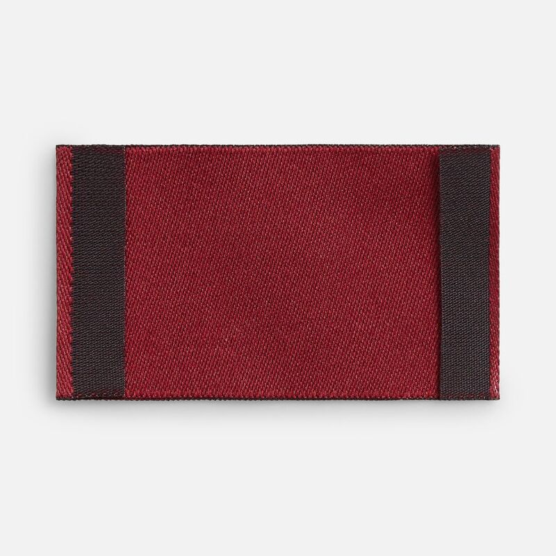 Лейбл тканевый Epsilon, M, бордовый арт.17867.55