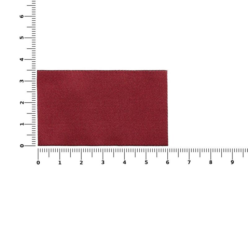 Лейбл тканевый Epsilon, M, бордовый арт.17867.55