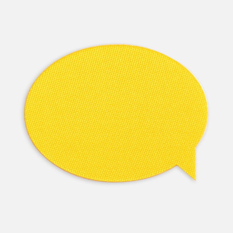 Наклейка тканевая Lunga Bubble, M, желтая арт.17902.80