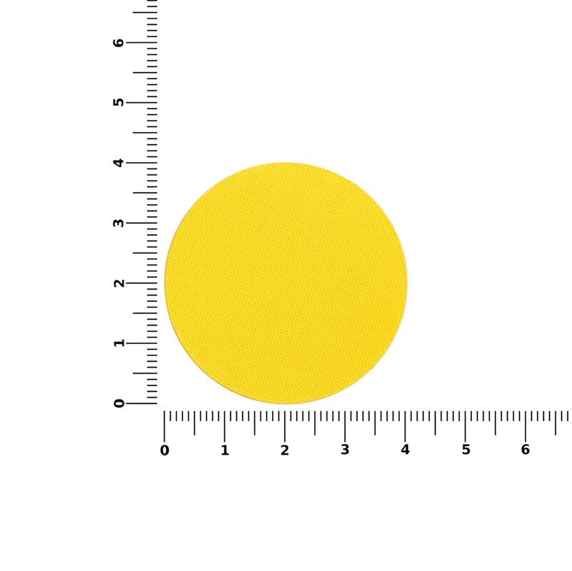 Наклейка тканевая Lunga Round, M, желтая арт.17901.80