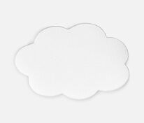 Наклейка тканевая Lunga Calum, L, белая арт.17865.60