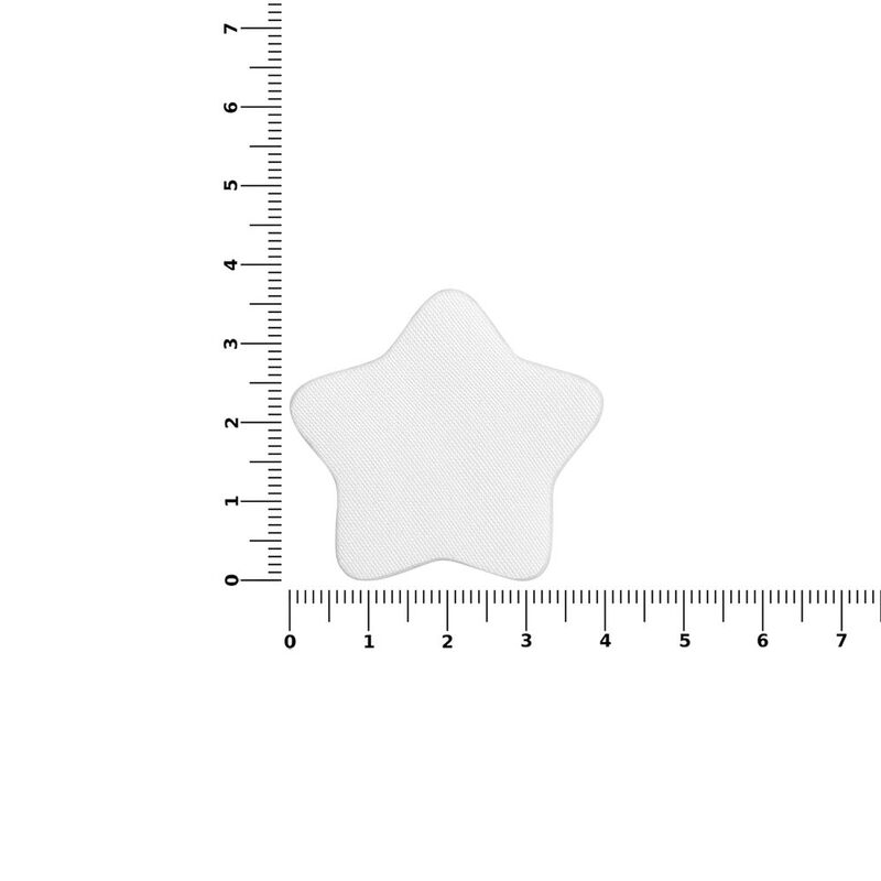 Наклейка тканевая Lunga Bial, M, белая арт.17866.60