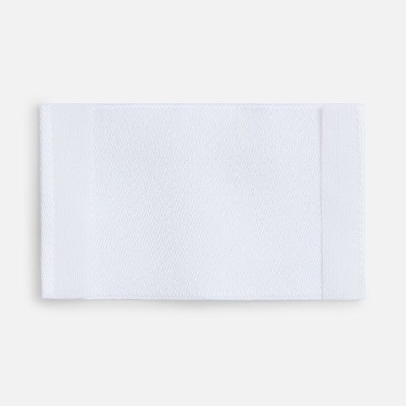 Лейбл тканевый Epsilon, M, белый арт.17867.60