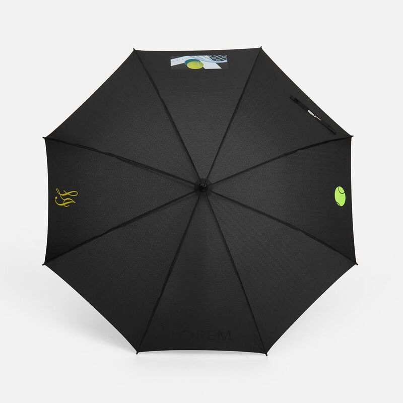 Зонт-трость Simple Golf, черный арт.18781.30