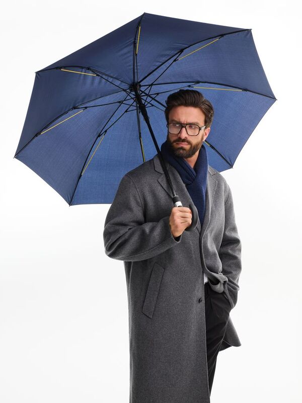 Зонт-трость Rainzee, темно-синий арт.18783.40