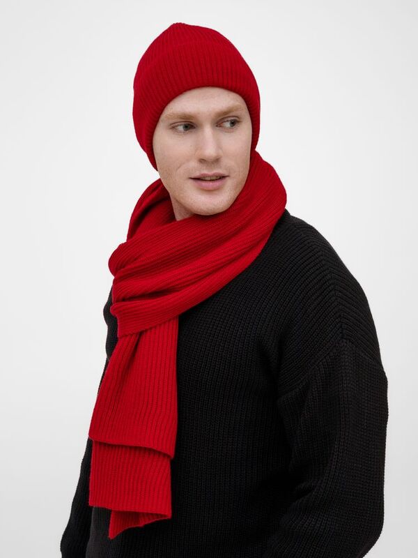 Шарф Nobilis Mono, красный арт.19908.50