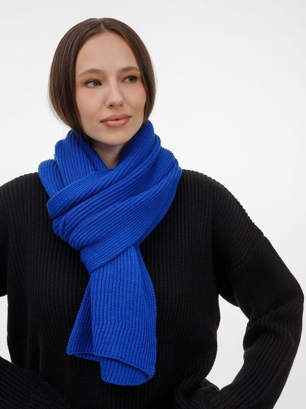 Шарф Nobilis Mono, ярко-синий арт.19908.77