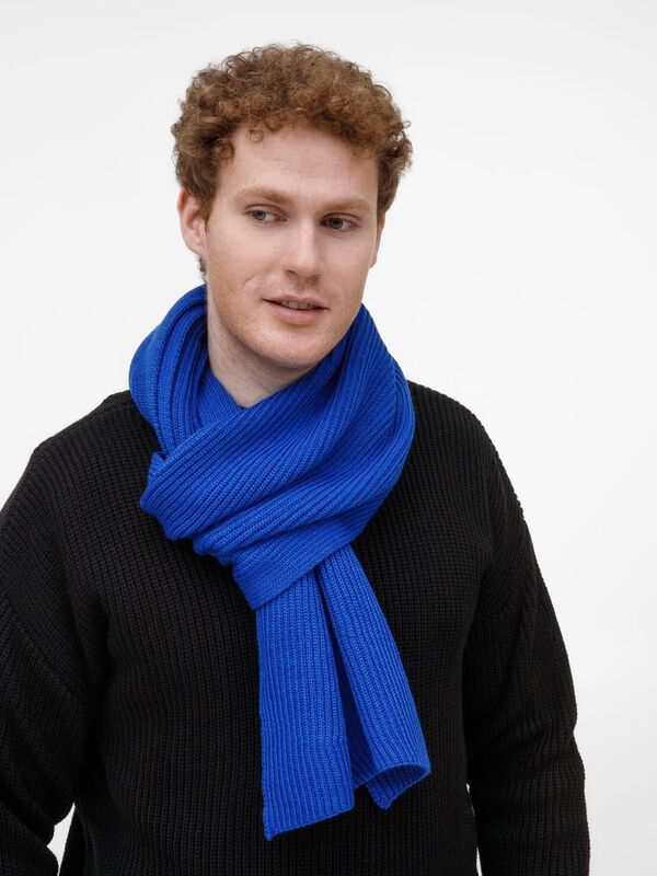 Шарф Nobilis Mono, ярко-синий арт.19908.77