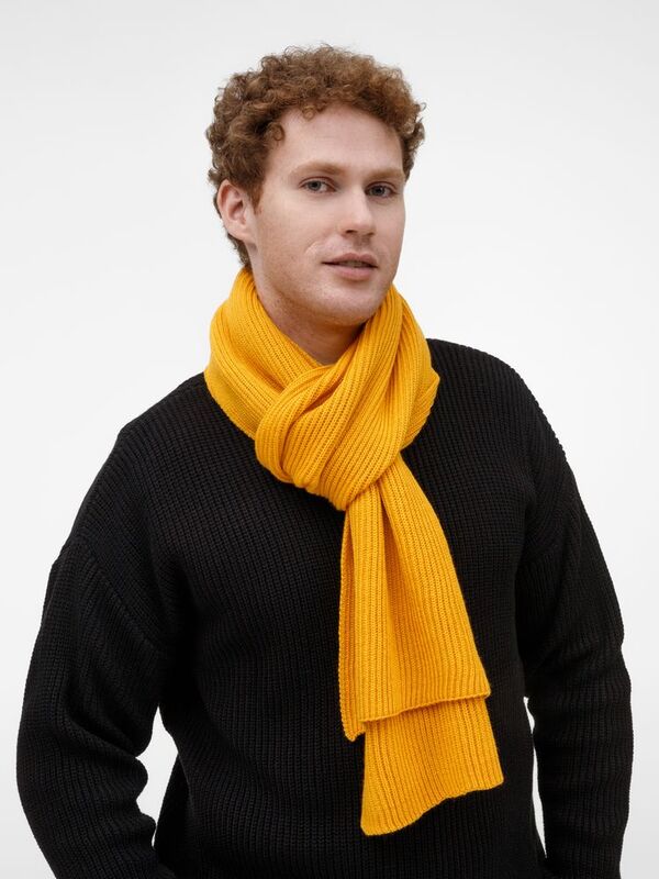 Шарф Nobilis Mono, желтый (медовый) арт.19908.80