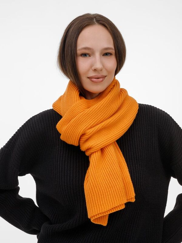 Шарф Nobilis Mono, оранжевый (абрикос) арт.19908.20