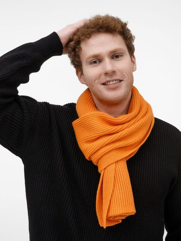 Шарф Nobilis Mono, оранжевый (абрикос) арт.19908.20