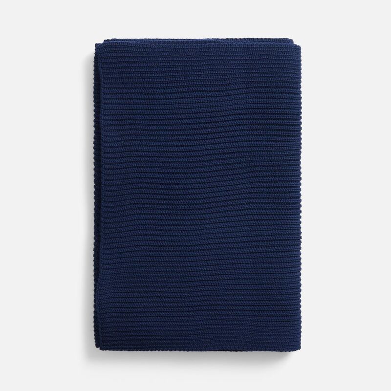 Шарф Nobilis Mono, темно-синий арт.19908.41