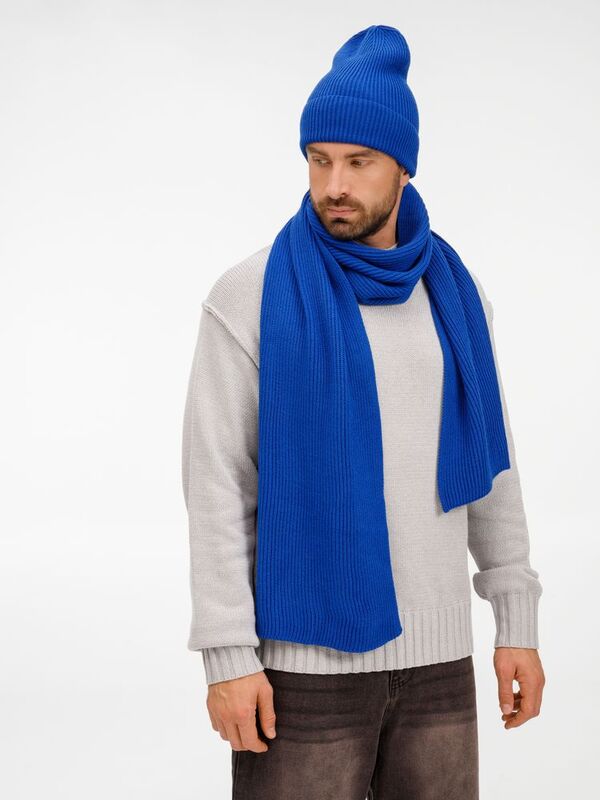 Шапка Nobilis Mono, ярко-синяя арт.19909.77