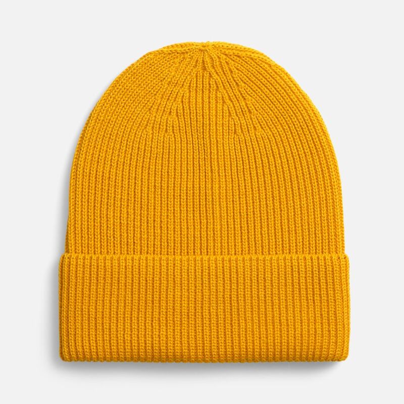 Шапка Nobilis Mono, желтая (медовая) арт.19909.80