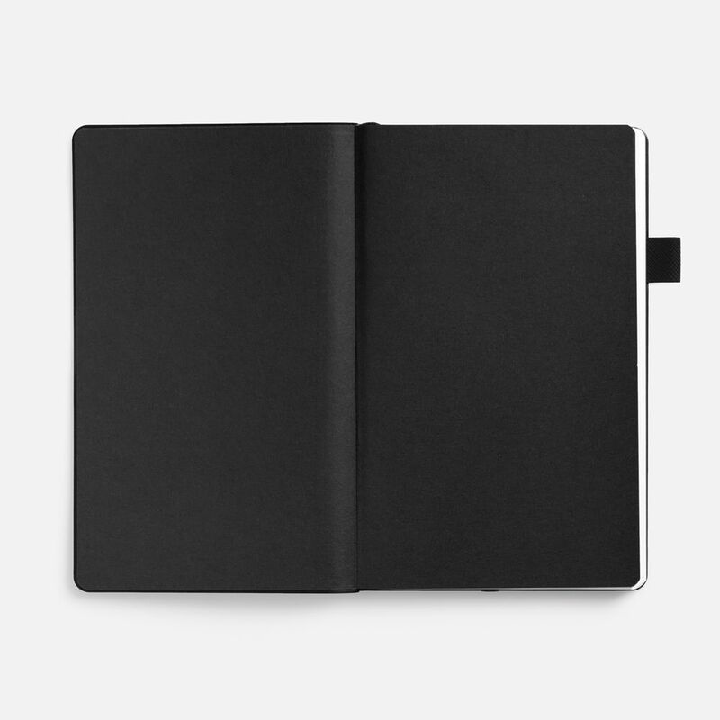 Ежедневник White Shall, недатированный, бело-черный арт.15751.36