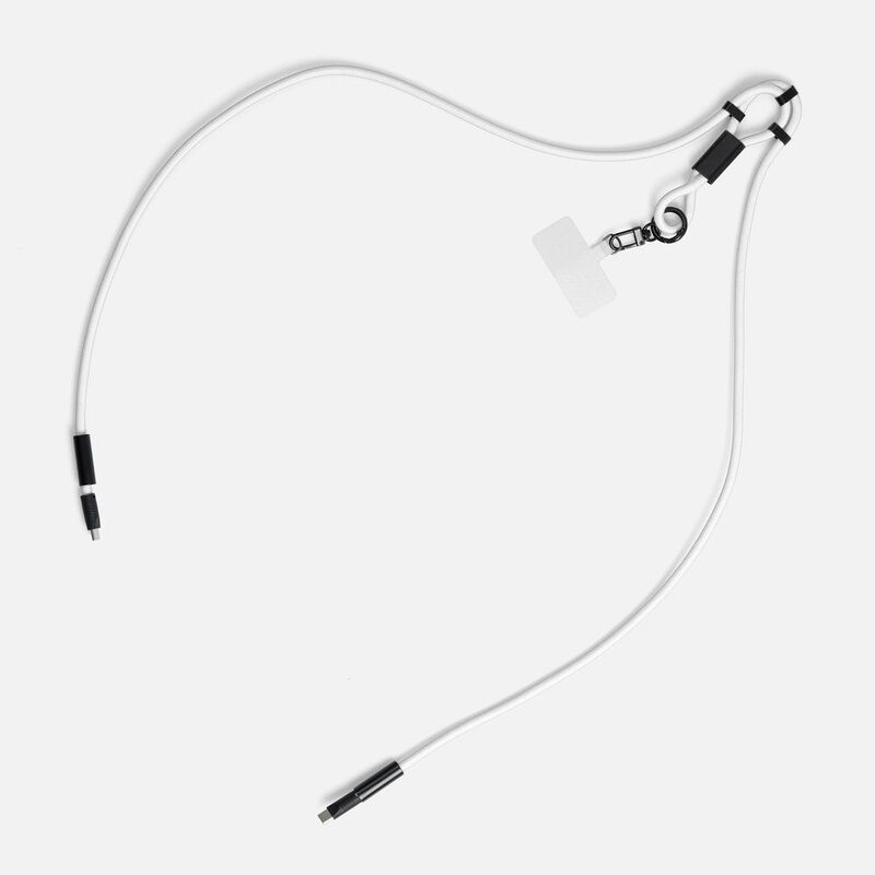 Кабель-ланьярд energyFlex Power Delivery 60 Вт, белый арт.20237.60