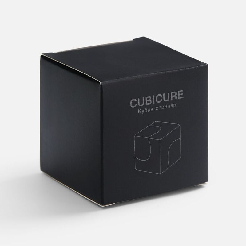 Кубик-спиннер Cubicure, черный арт.19903.30