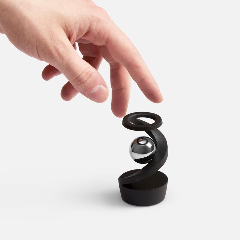 Настольный антистресс Mindflow, черный с серебристым арт.19911.13