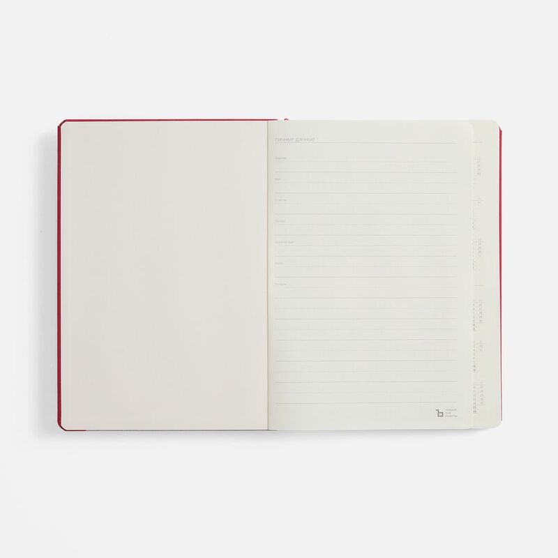 Ежедневник Urban Hard, недатированный, красный арт.72079.50