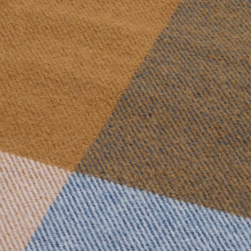 Плед Fleco, синий с коричневым арт.18368.45