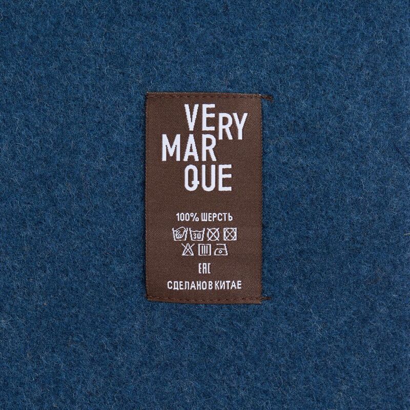 Плед Fleco, синий с коричневым арт.18368.45