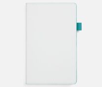 Ежедневник White Shall, недатированный, бело-бирюзовый арт.15751.49