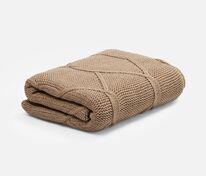 Плед Curve Verve, бежевый меланж арт.20706.12